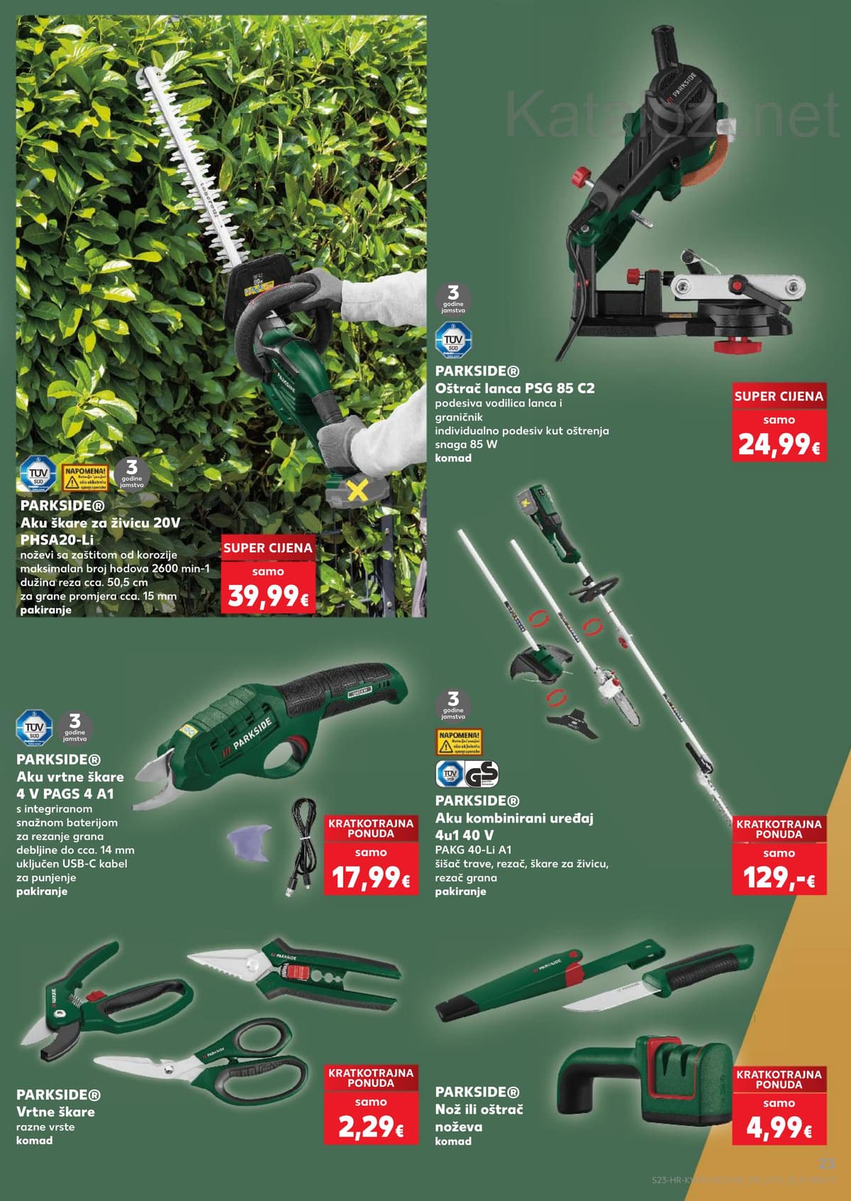Stranica 23. Kaufland kataloga - Neprehrambeni Proizvodi od 23.07.2026.
