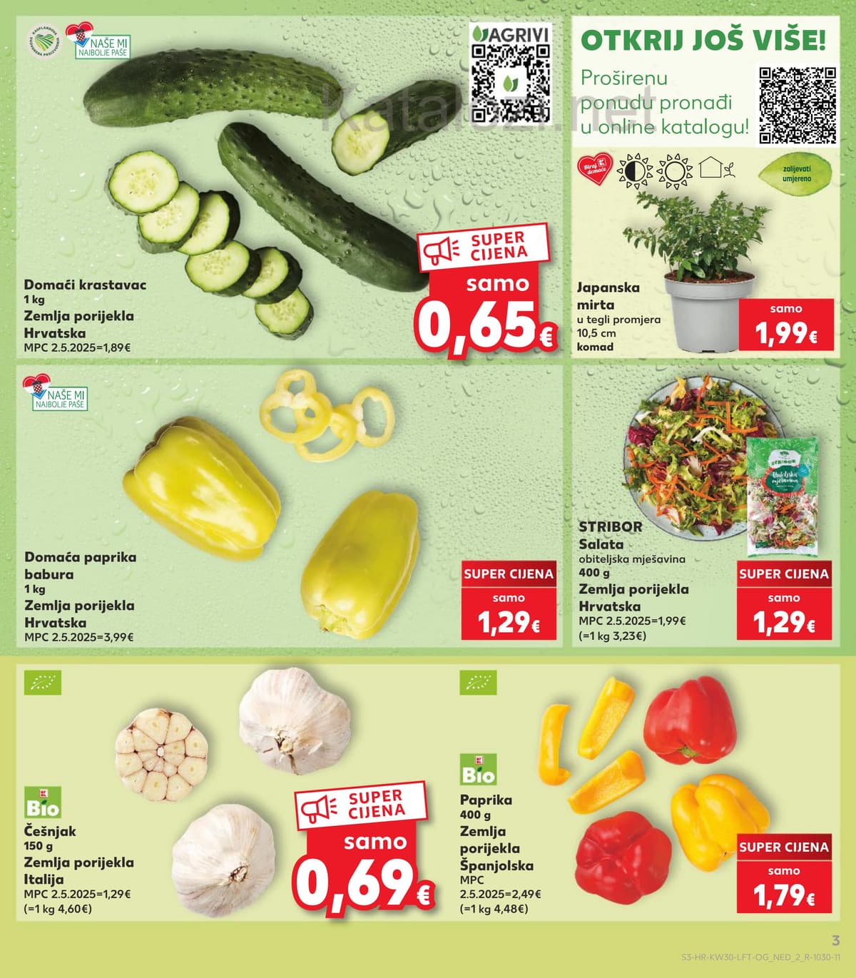Stranica 3. Kaufland kataloga - Tjedna Akcija od 23.07.2026.