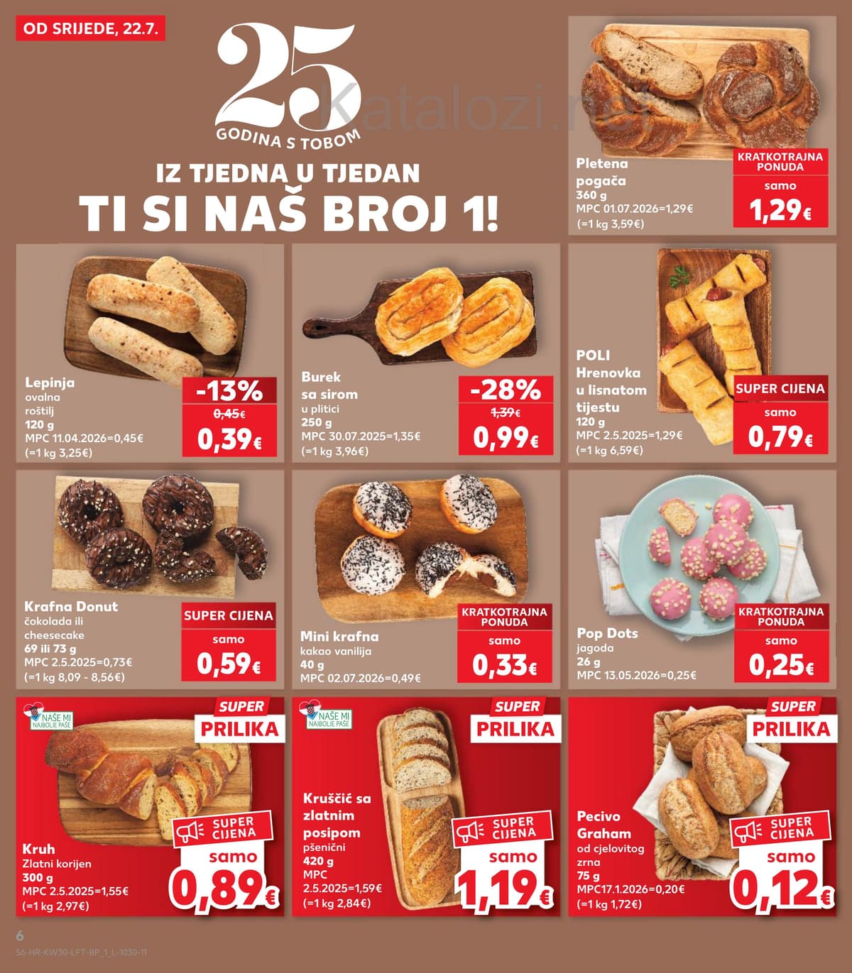 Stranica 6. Kaufland kataloga - Tjedna Akcija od 23.07.2026.