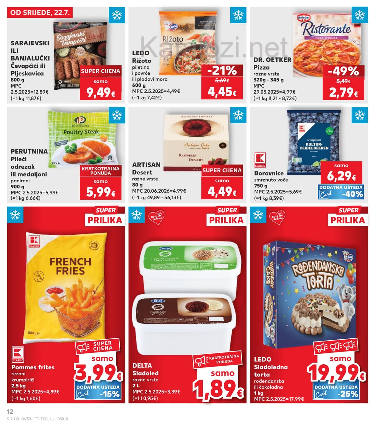 Stranica 12. Kaufland kataloga - Tjedna Akcija od 23.07.2026.
