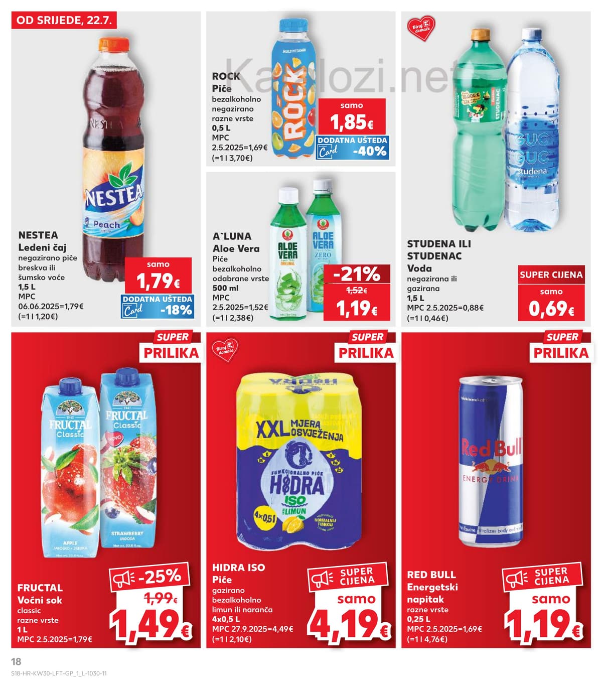 Stranica 18. Kaufland kataloga - Tjedna Akcija od 23.07.2026.