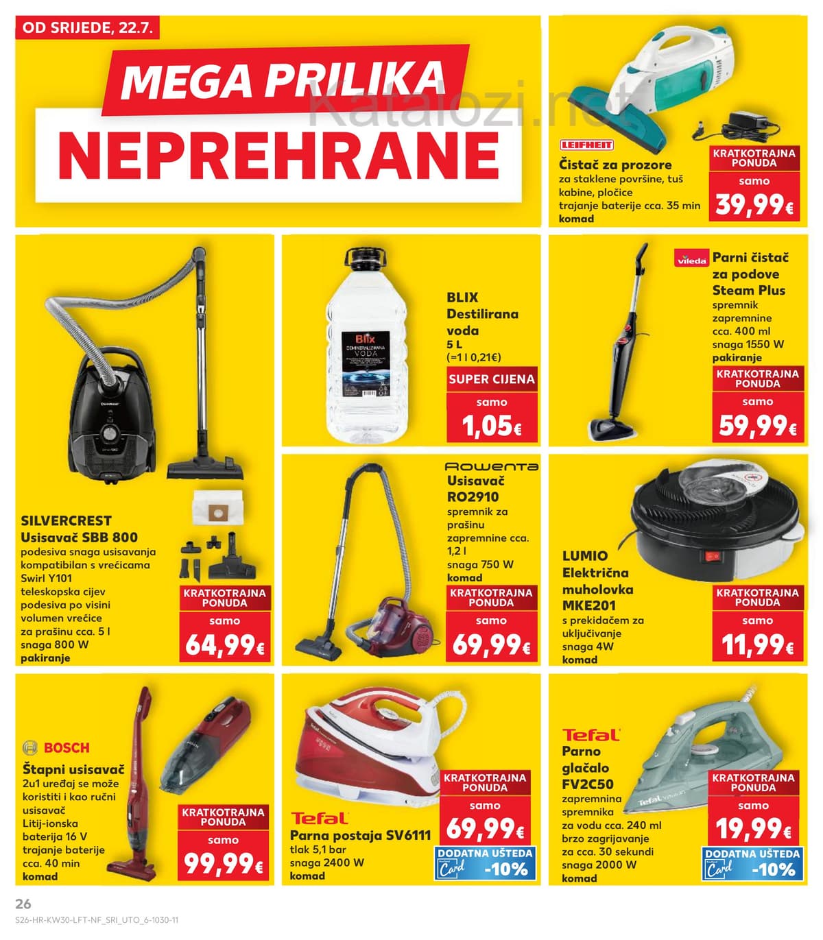 Stranica 26. Kaufland kataloga - Tjedna Akcija od 23.07.2026.