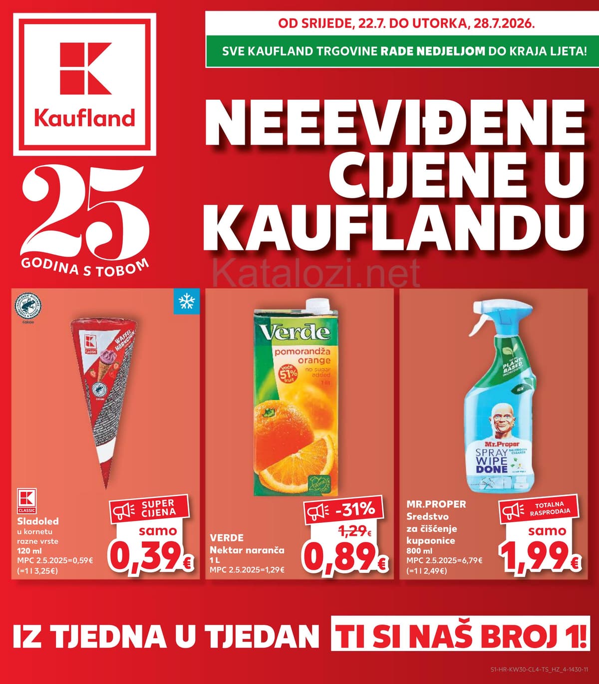 Stranica 1. Kaufland kataloga - Neviđene cijene