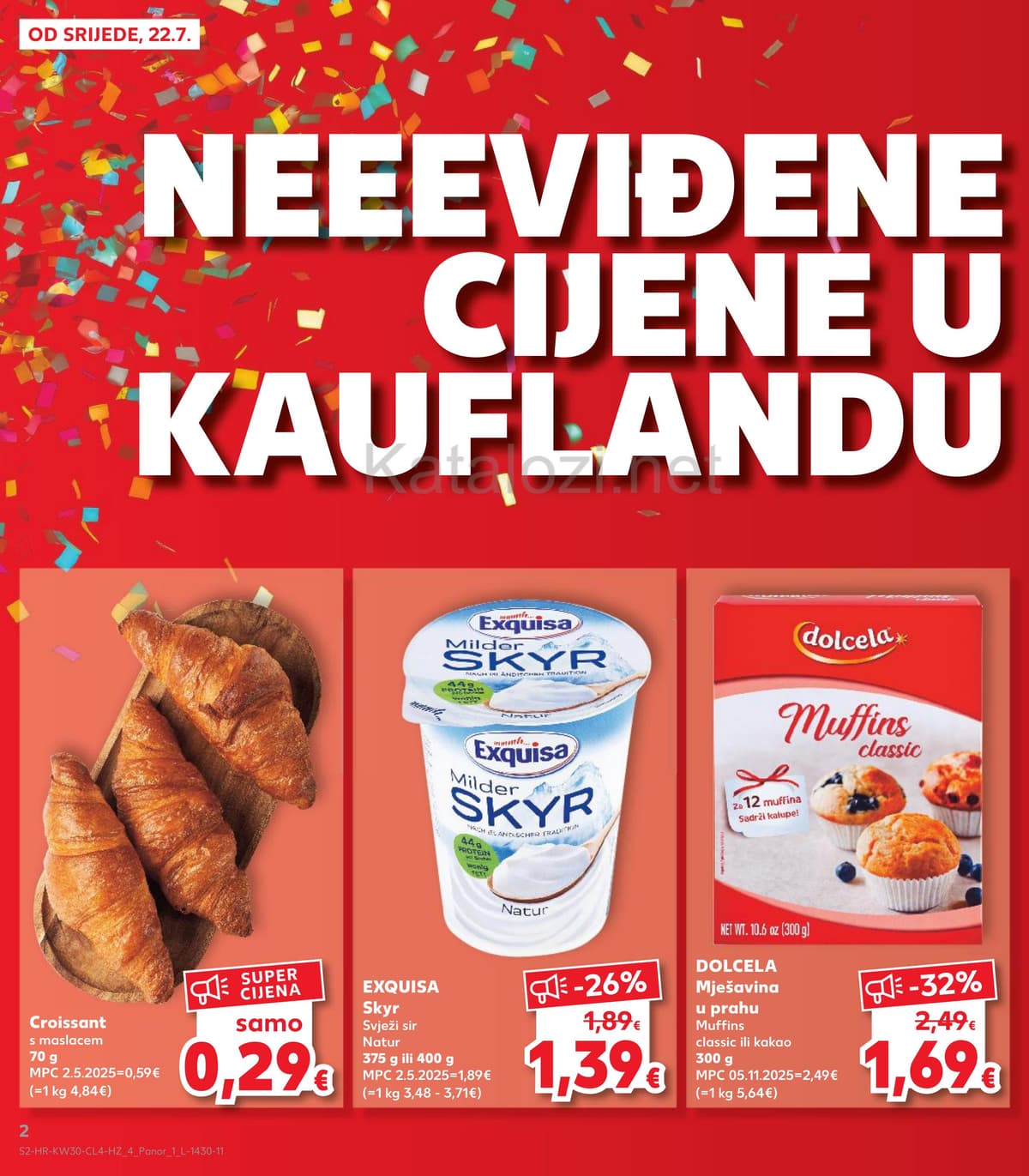 Stranica 2. Kaufland kataloga - Neviđene cijene od 23.07.2026.