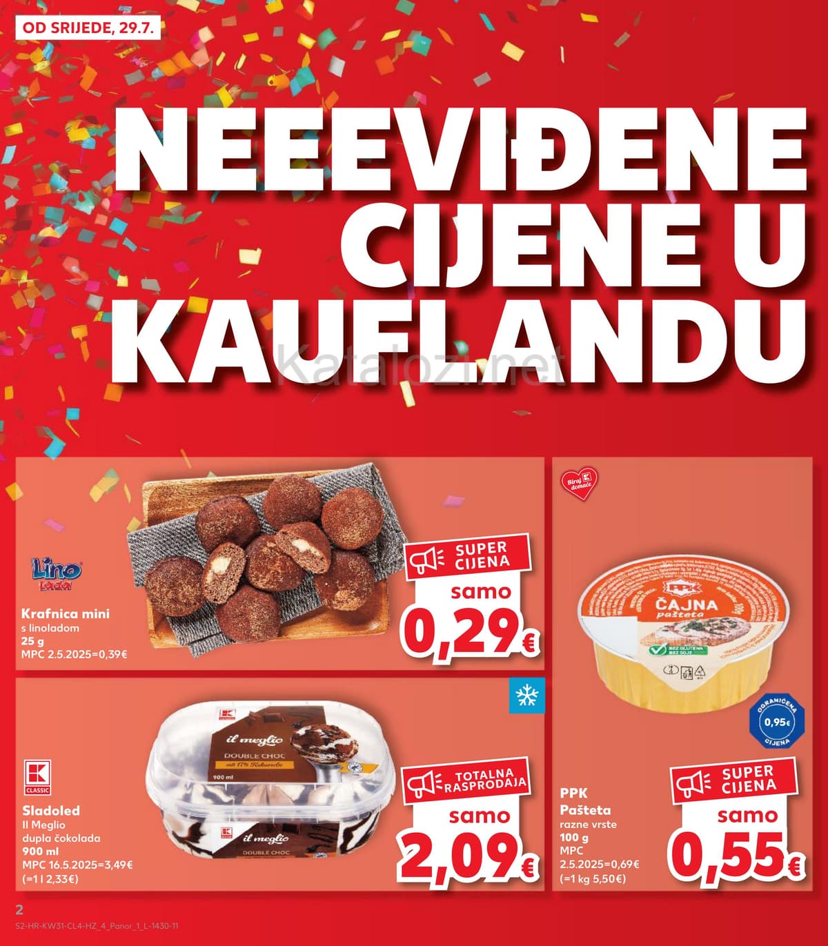 Stranica 2. Kaufland kataloga - Neviđene cijene