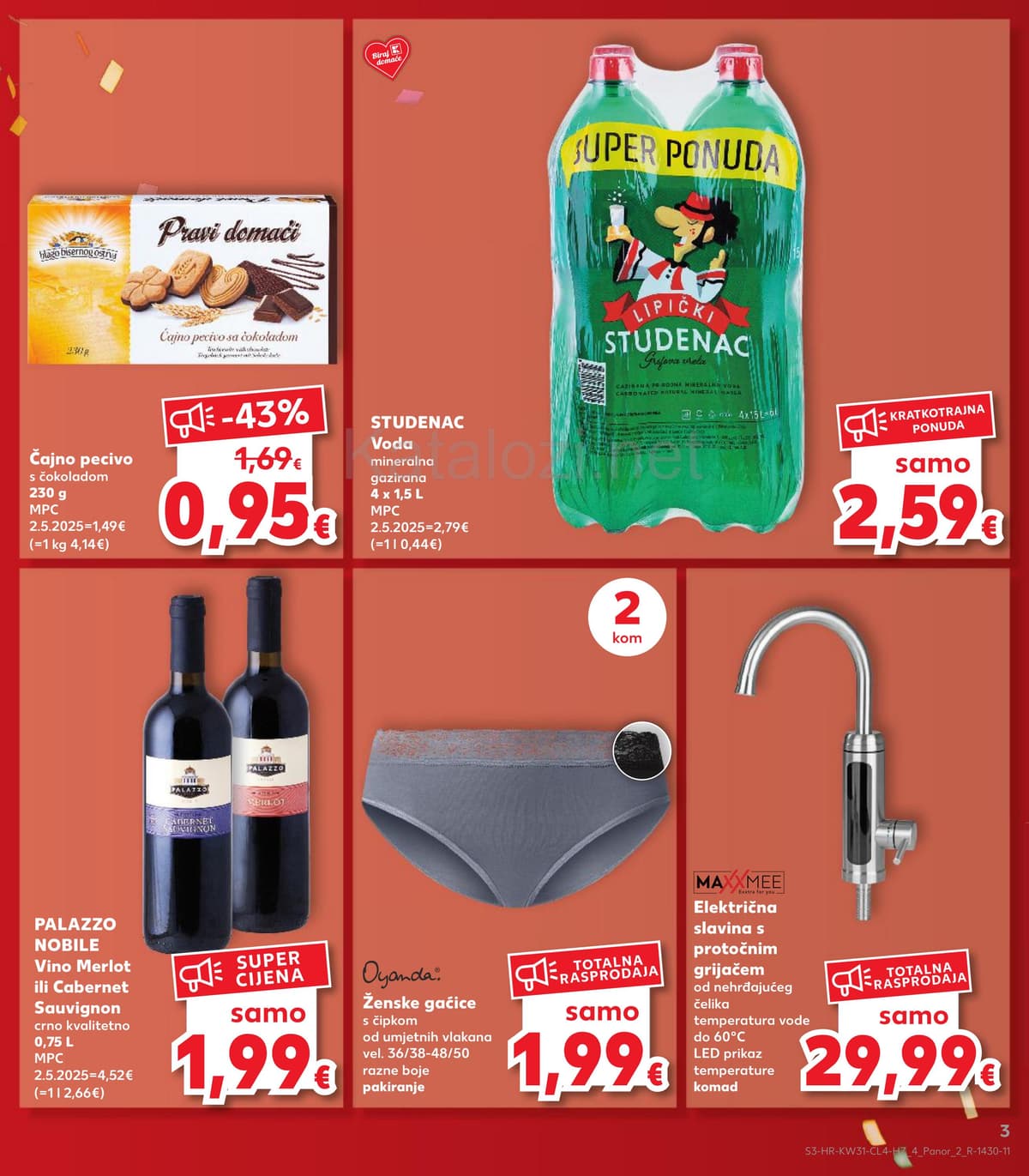 Stranica 3. Kaufland kataloga - Neviđene cijene