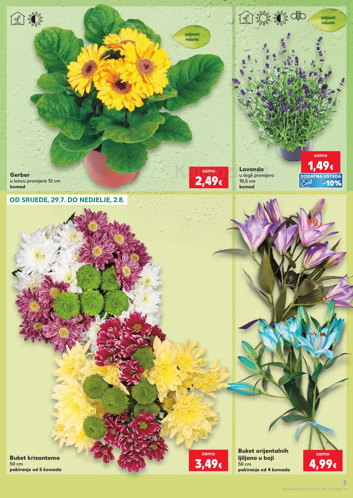 Stranica 3. Kaufland kataloga - Plate, doručak, hrana za plažu...