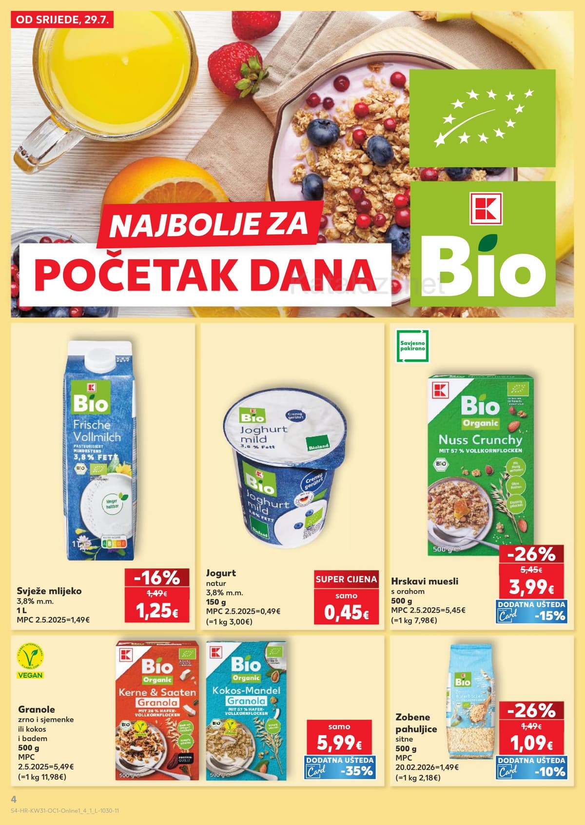 Stranica 4. Kaufland kataloga - Plate, doručak, hrana za plažu... od 25.07.2026.