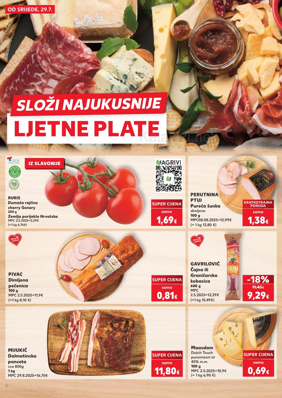 Stranica 6. Kaufland kataloga - Plate, doručak, hrana za plažu... od 25.07.2026.