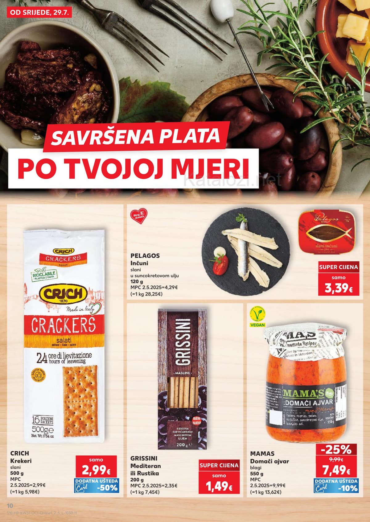 Stranica 10. Kaufland kataloga - Plate, doručak, hrana za plažu...