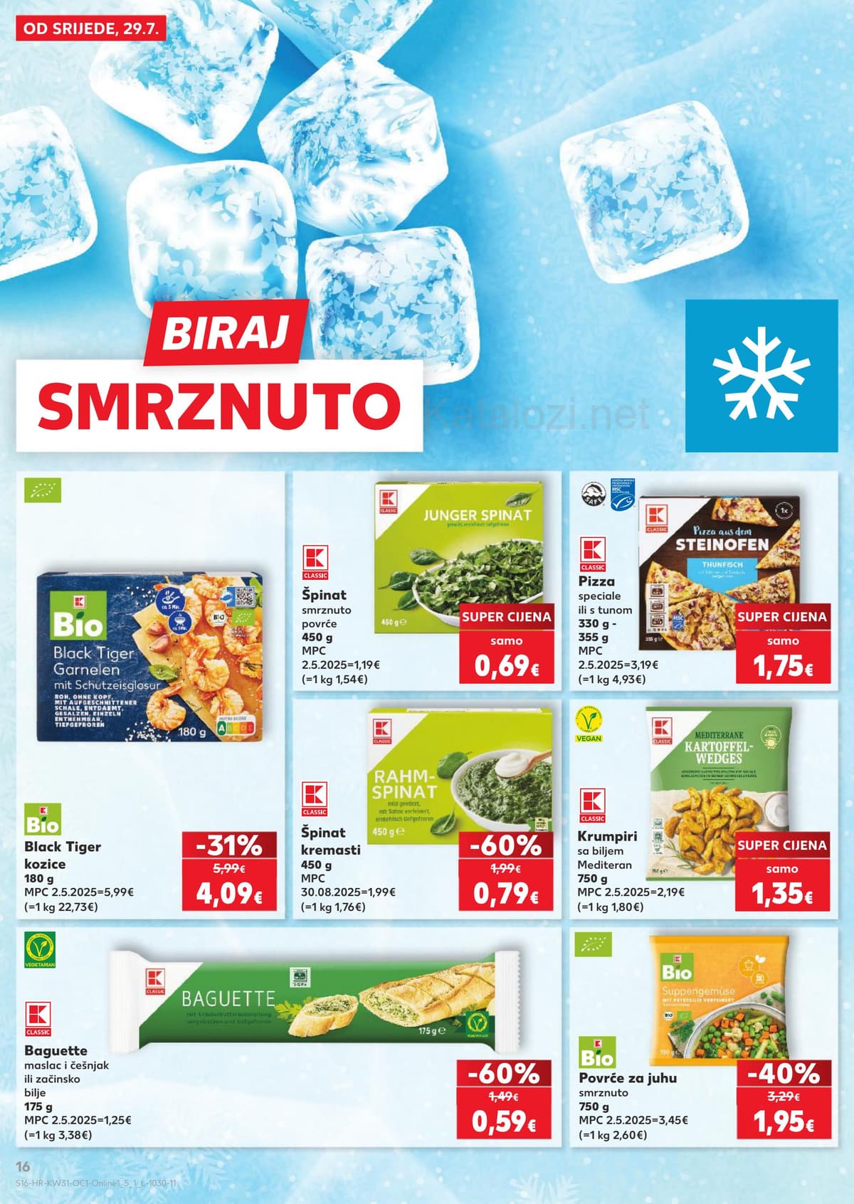Stranica 16. Kaufland kataloga - Plate, doručak, hrana za plažu...
