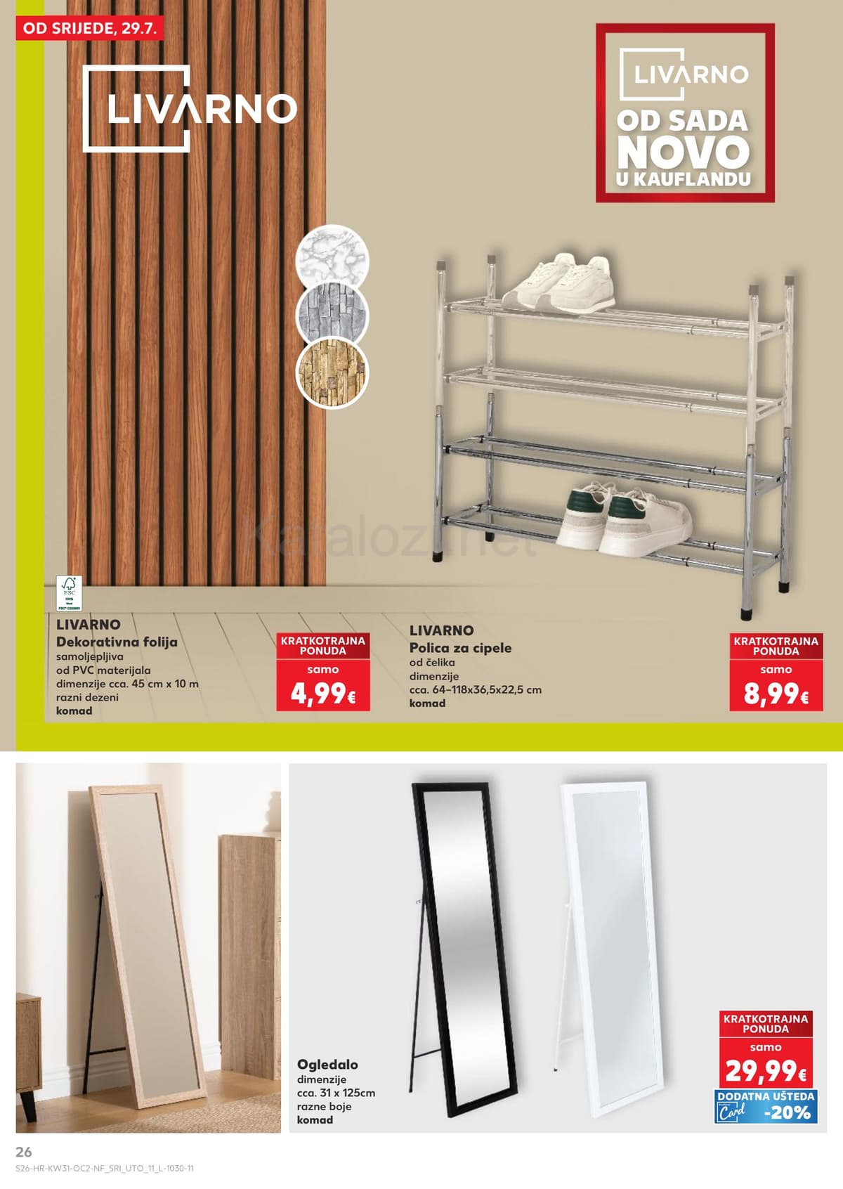 Stranica 26. Kaufland kataloga - Neprehrambeni Proizvodi od 25.07.2026.