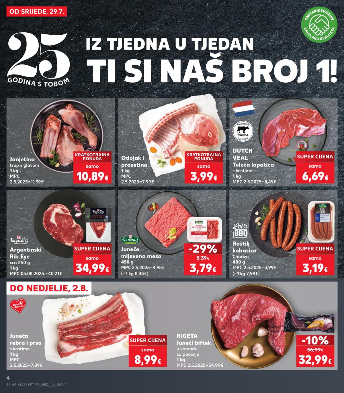 Stranica 4. Kaufland kataloga - Tjedna Akcija od 25.07.2026.