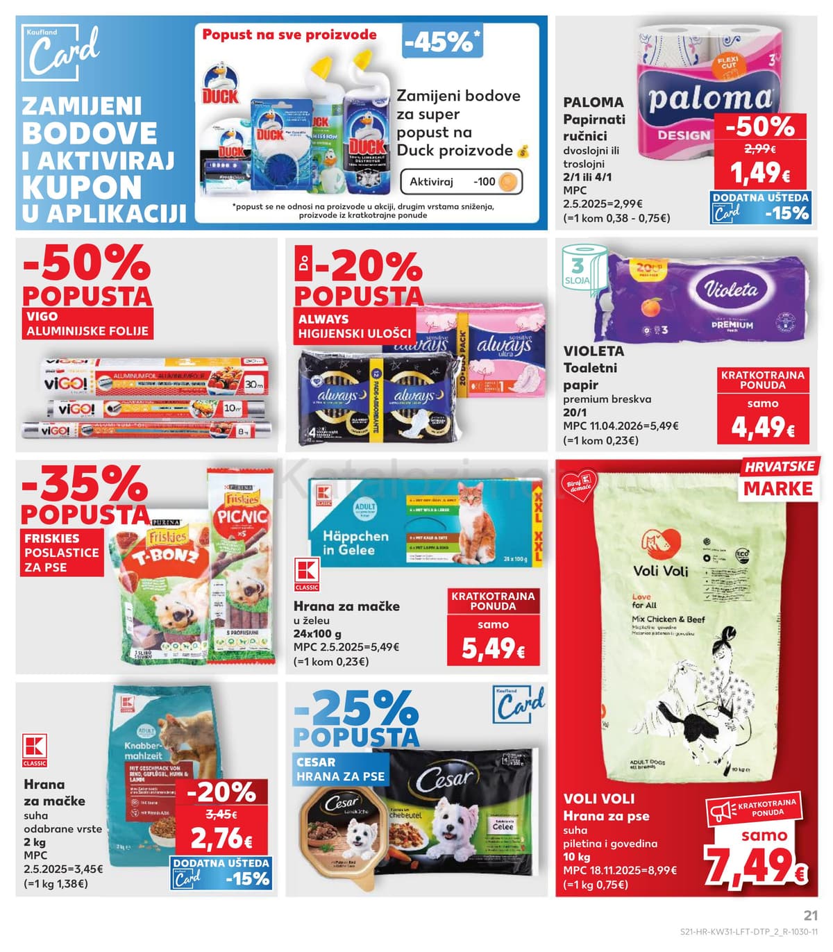 Stranica 21. Kaufland kataloga - Tjedna Akcija
