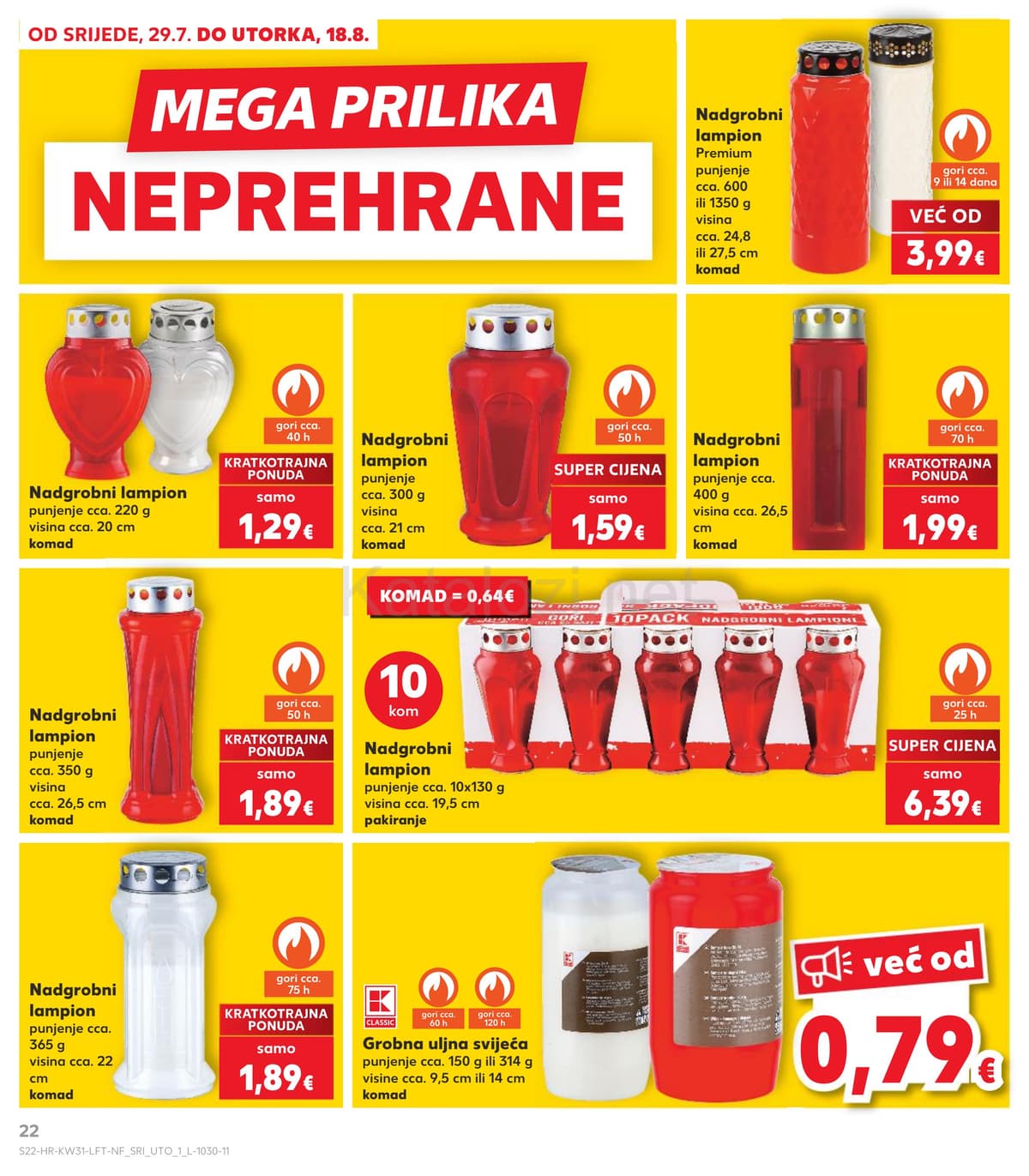 Stranica 22. Kaufland kataloga - Tjedna Akcija od 25.07.2026.