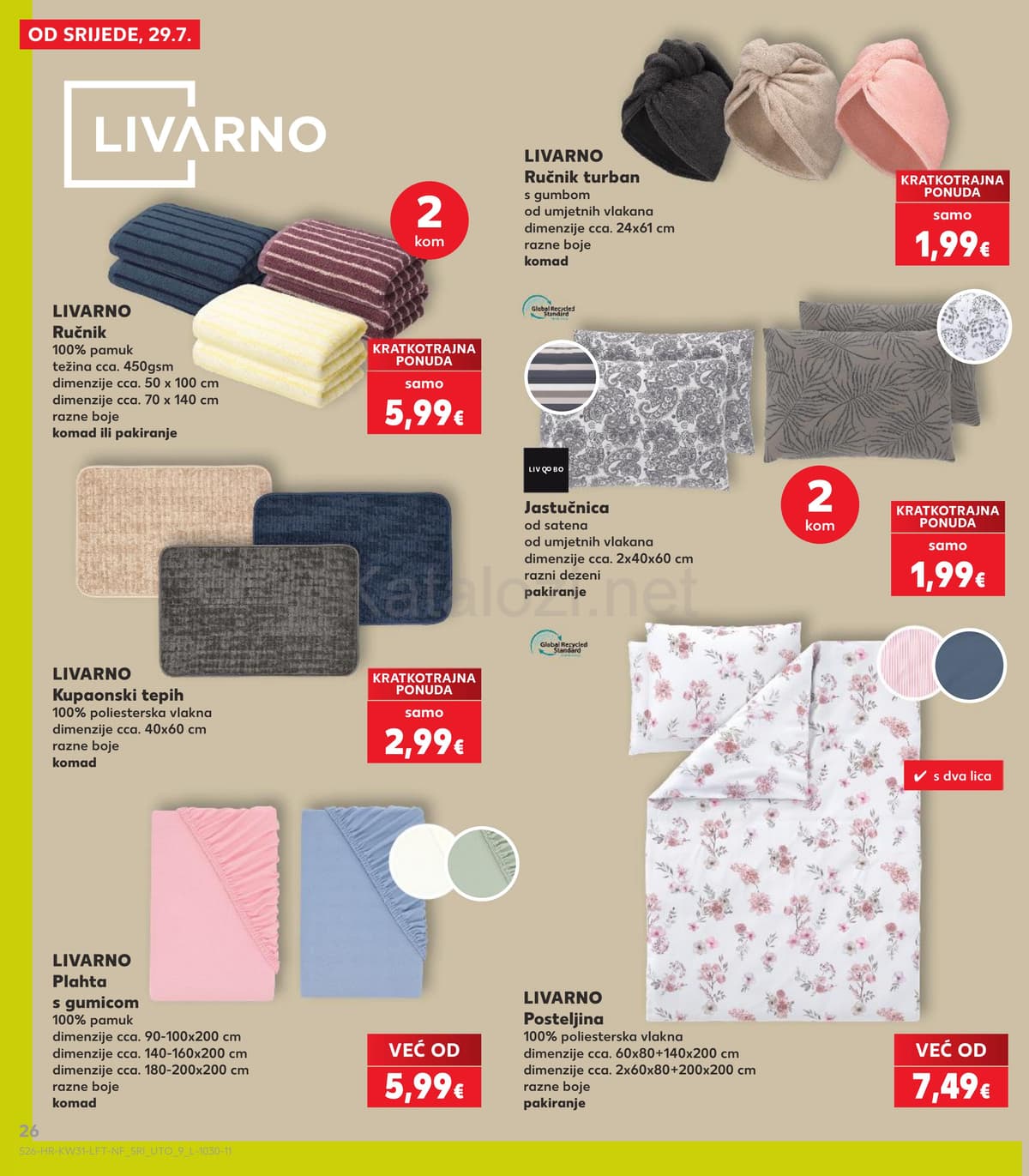 Stranica 26. Kaufland kataloga - Tjedna Akcija od 25.07.2026.