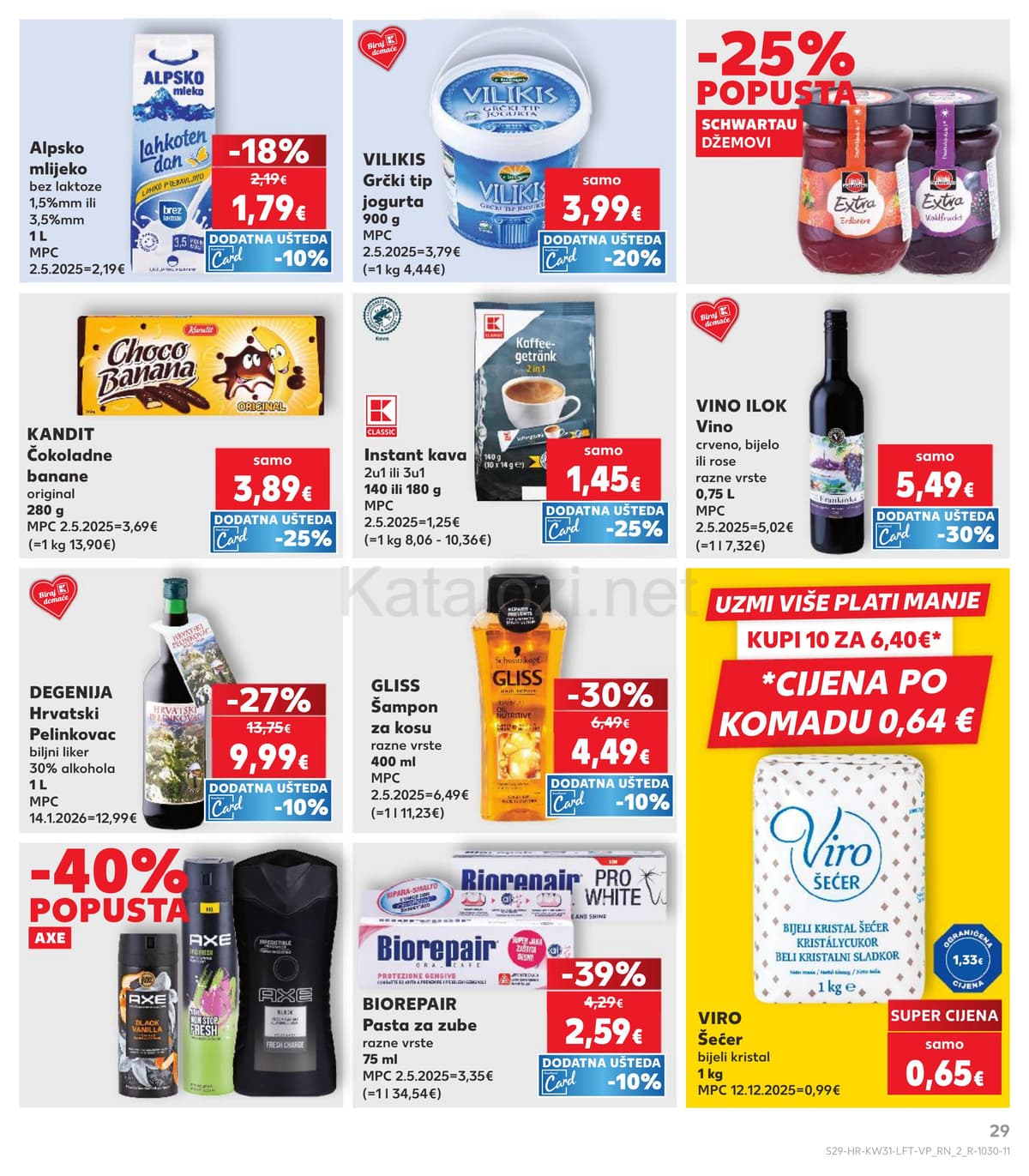 Stranica 29. Kaufland kataloga - Tjedna Akcija od 25.07.2026.