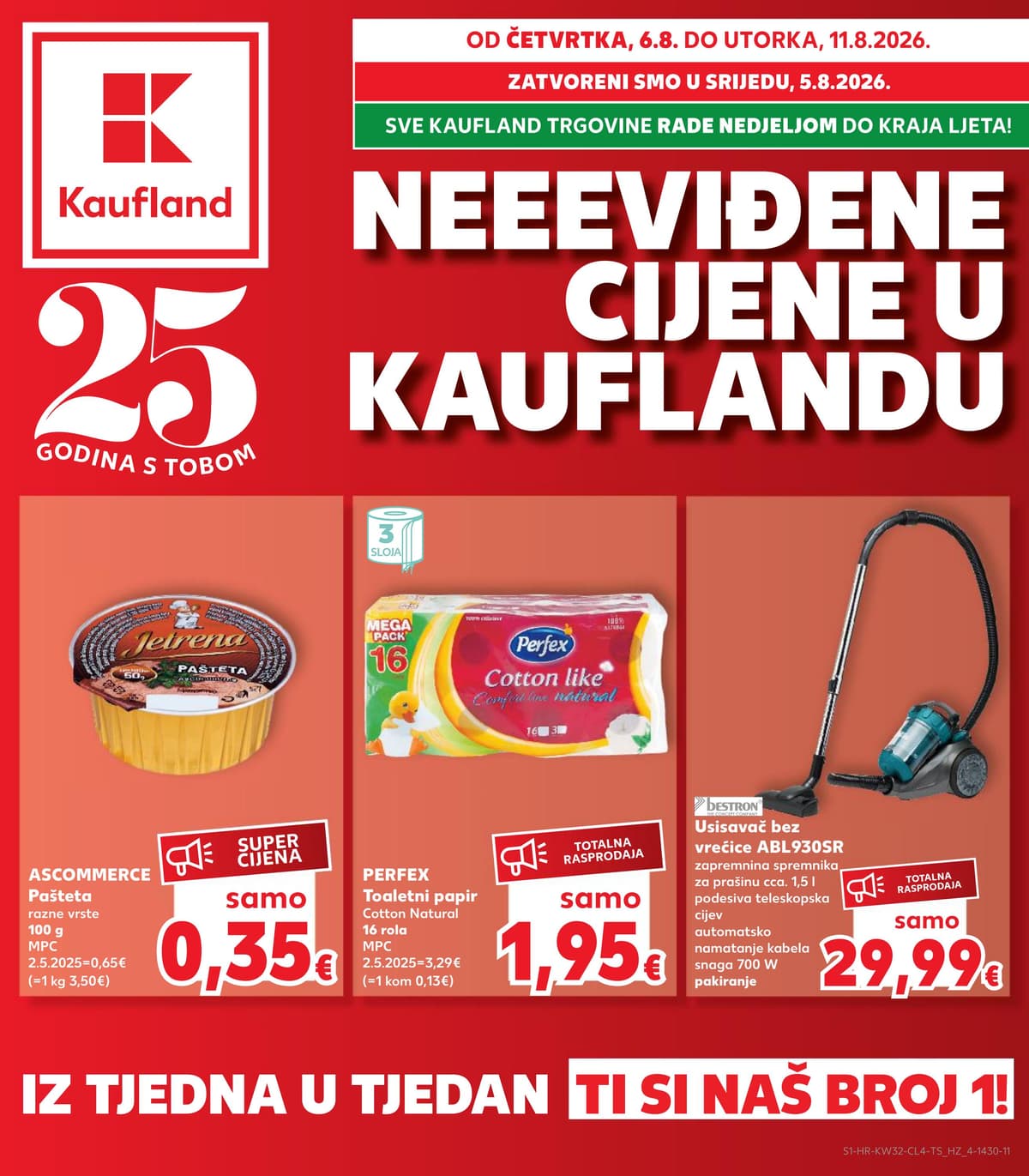Stranica 1. Kaufland kataloga - Neviđene Cijene