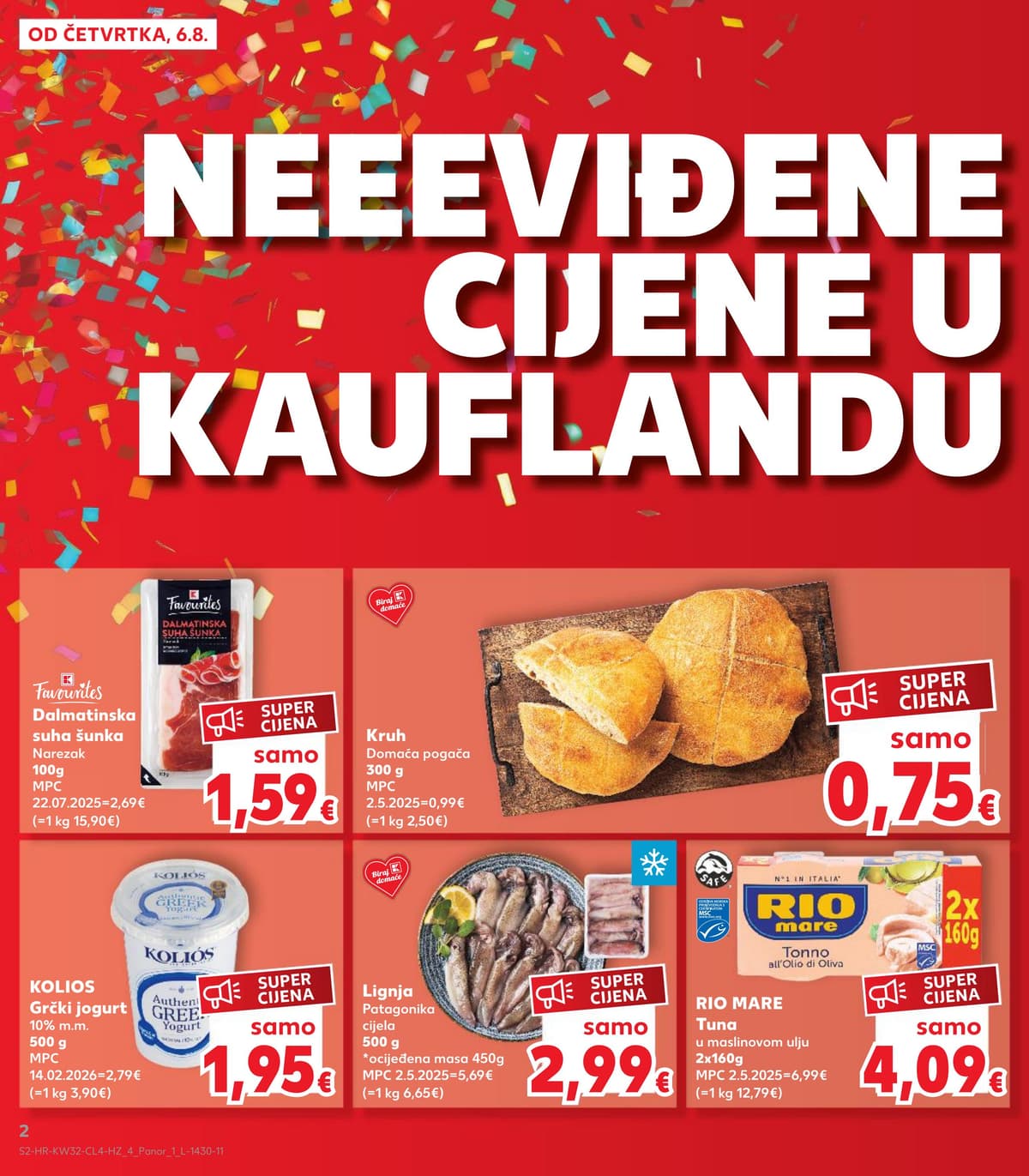 Stranica 2. Kaufland kataloga - Neviđene Cijene