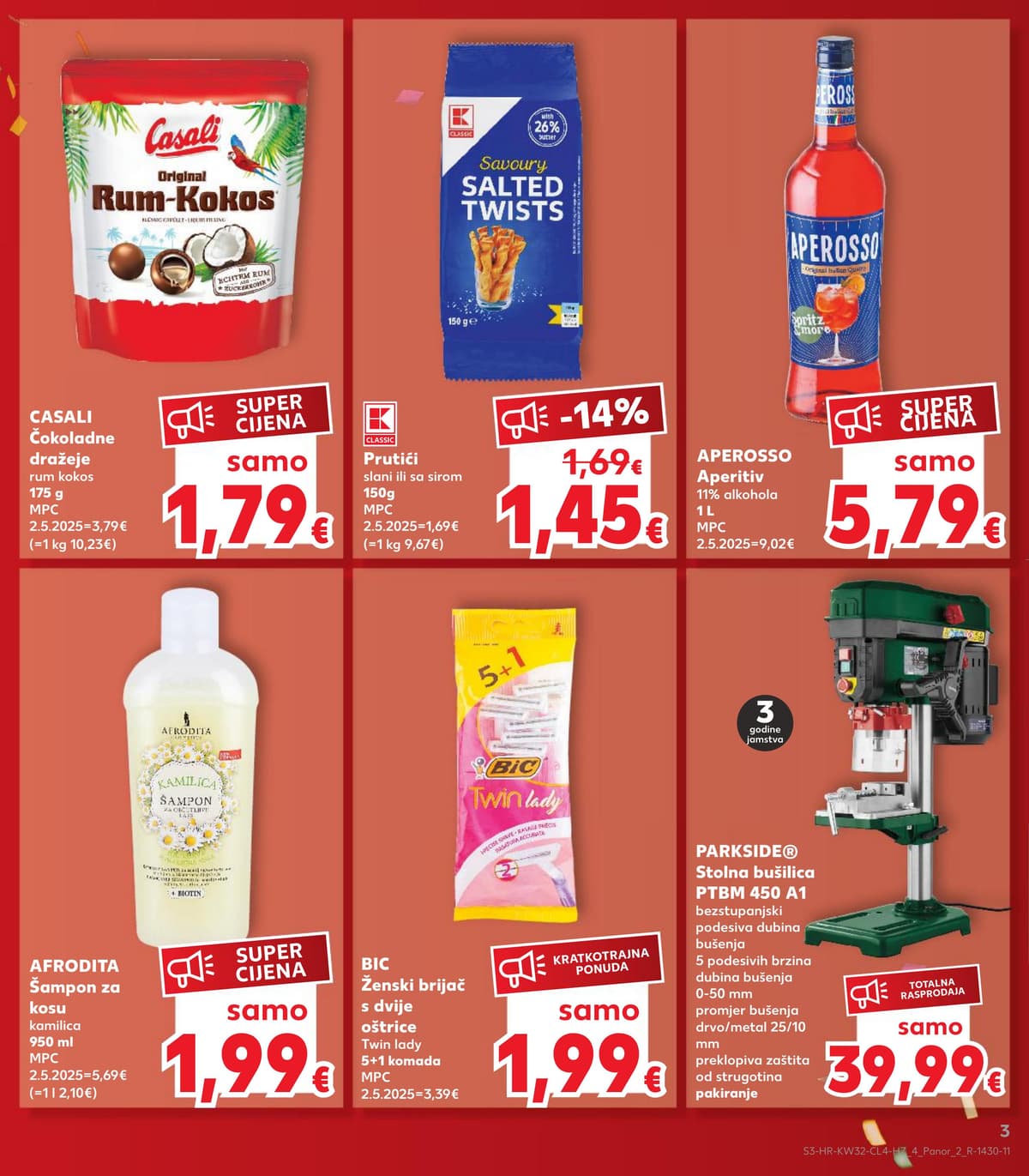 Stranica 3. Kaufland kataloga - Neviđene Cijene od 02.08.2026.
