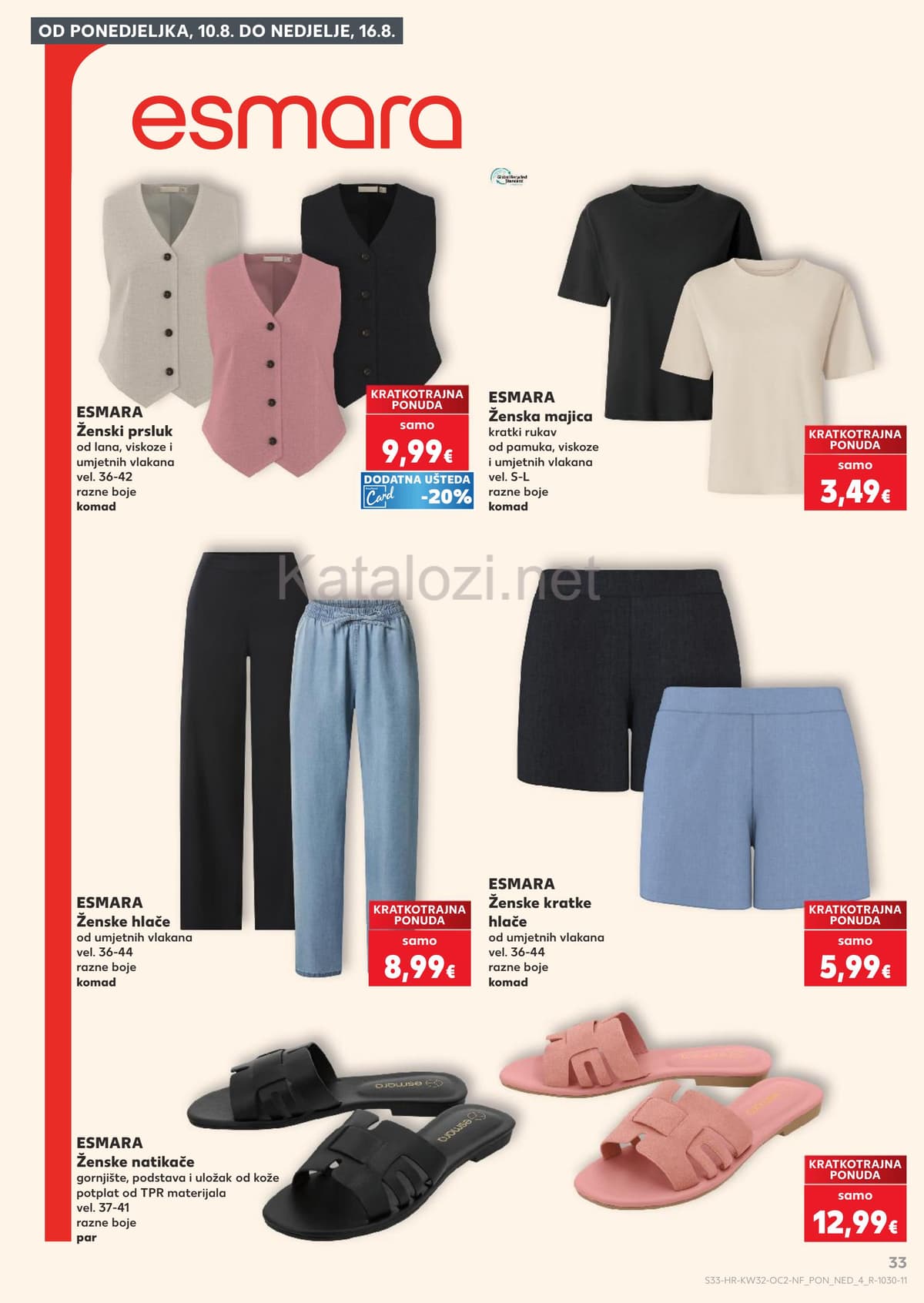 Stranica 33. Kaufland kataloga - Neprehrambeni Proizvodi od 02.08.2026.