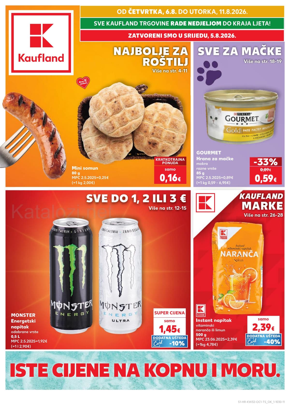 Stranica 1. Kaufland kataloga - Najbolje za roštilj, sve za mačke...
