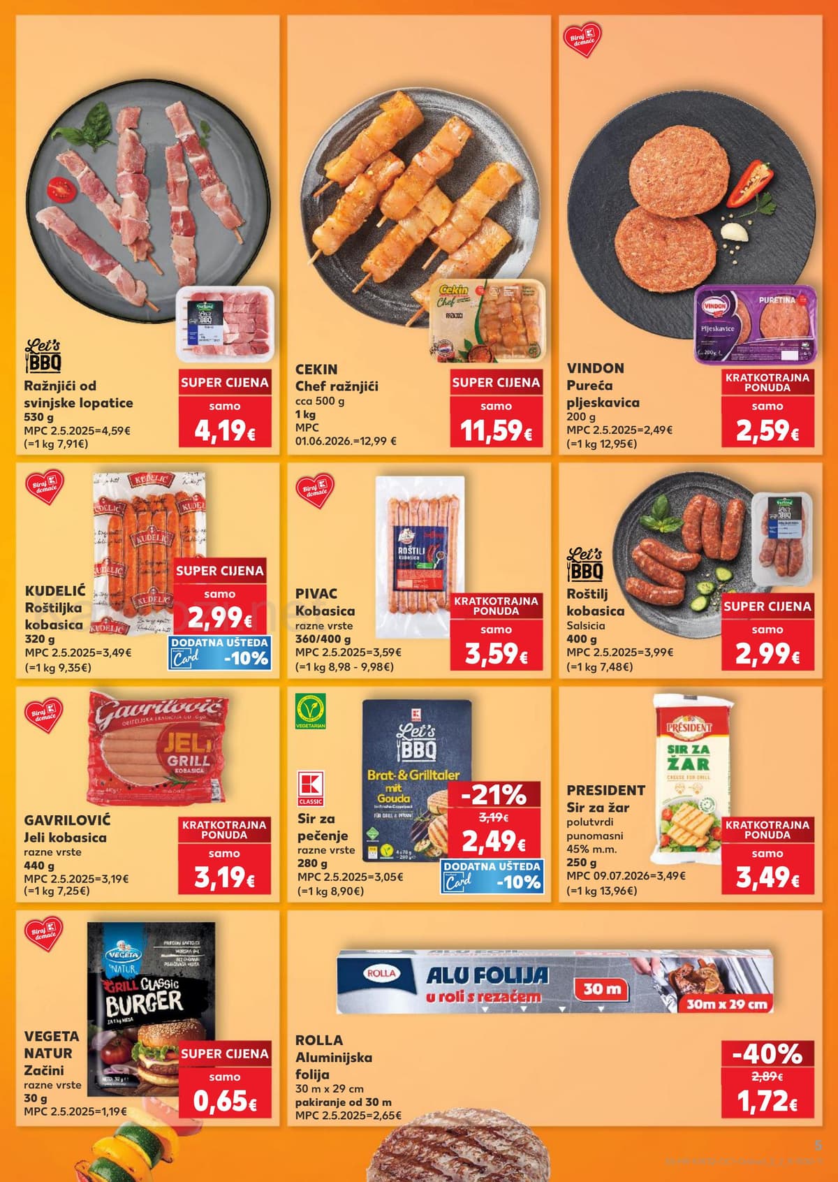 Stranica 5. Kaufland kataloga - Najbolje za roštilj, sve za mačke... od 02.08.2026.
