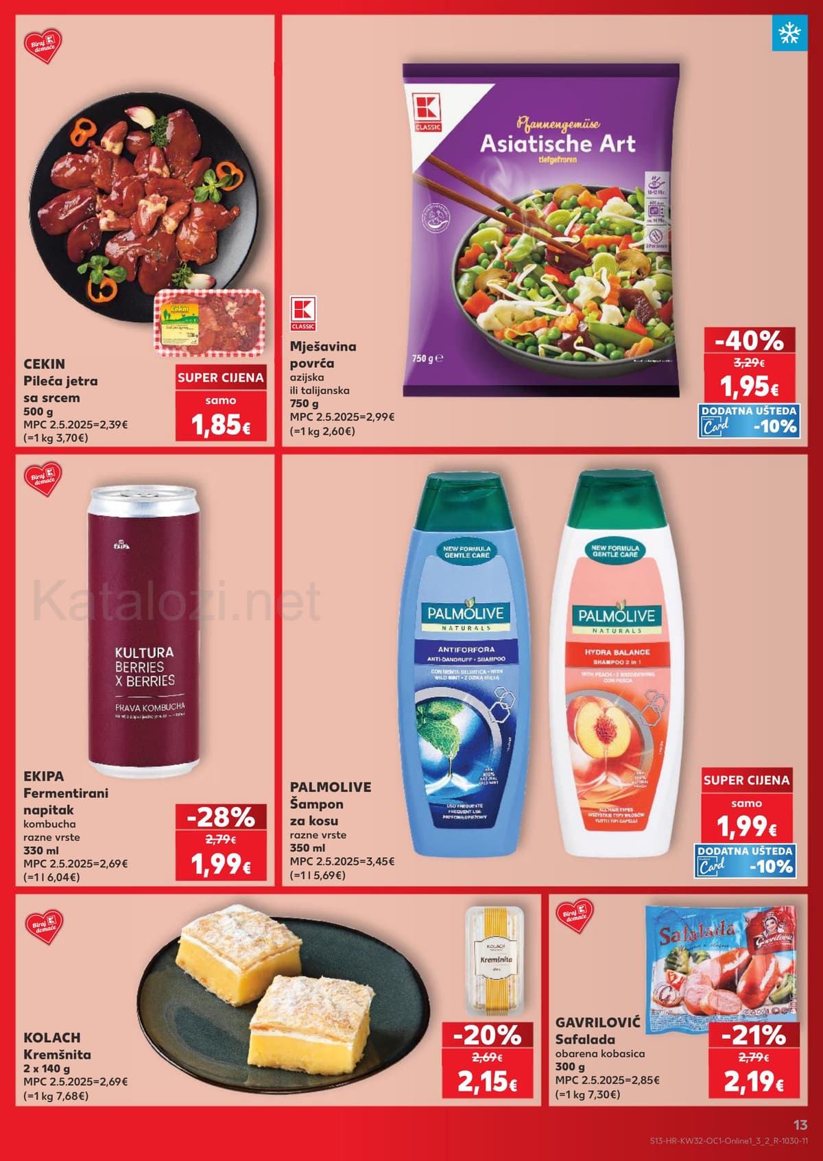 Stranica 13. Kaufland kataloga - Najbolje za roštilj, sve za mačke...