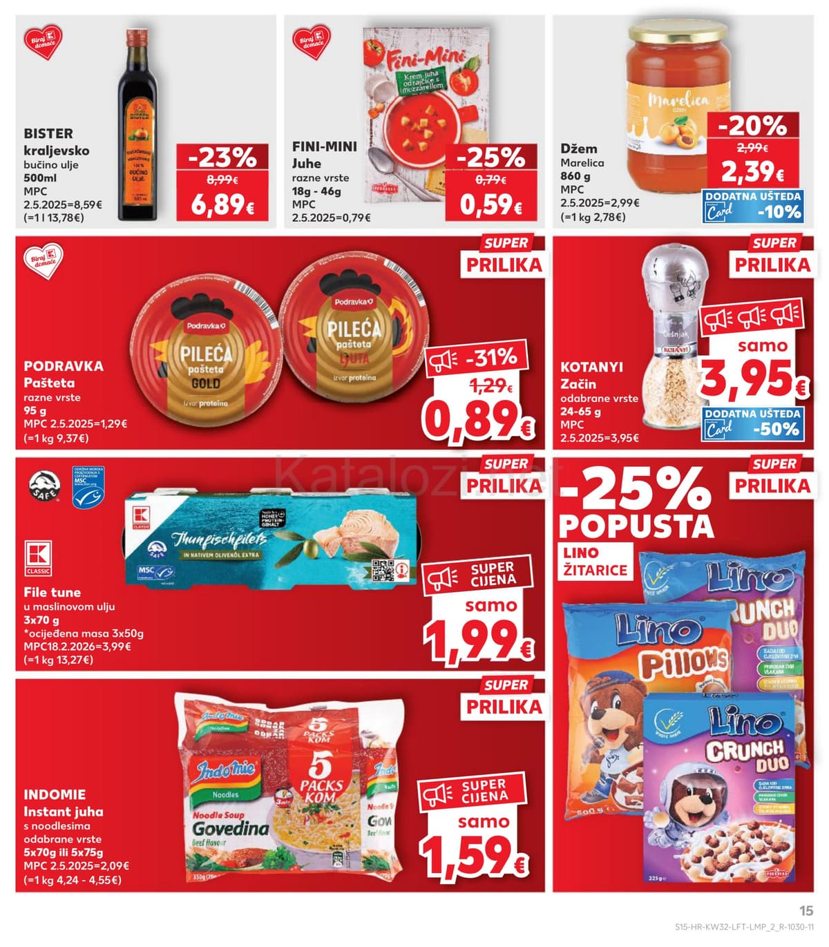 Stranica 15. Kaufland kataloga - Tjedna Akcija od 02.08.2026.