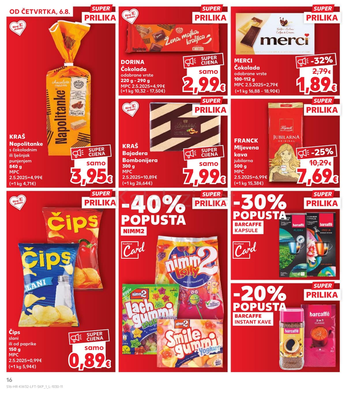 Stranica 16. Kaufland kataloga - Tjedna Akcija od 02.08.2026.