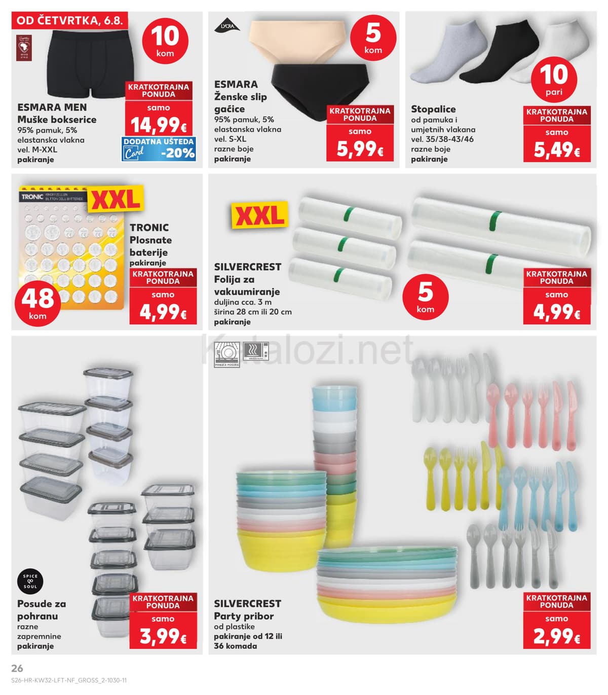 Stranica 26. Kaufland kataloga - Tjedna Akcija od 02.08.2026.