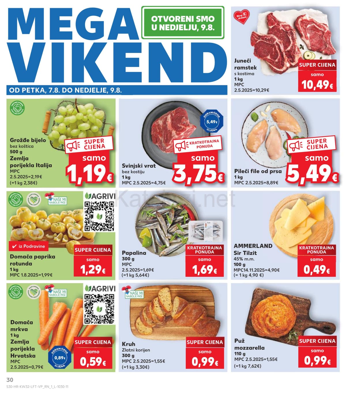 Stranica 30. Kaufland kataloga - Tjedna Akcija od 02.08.2026.