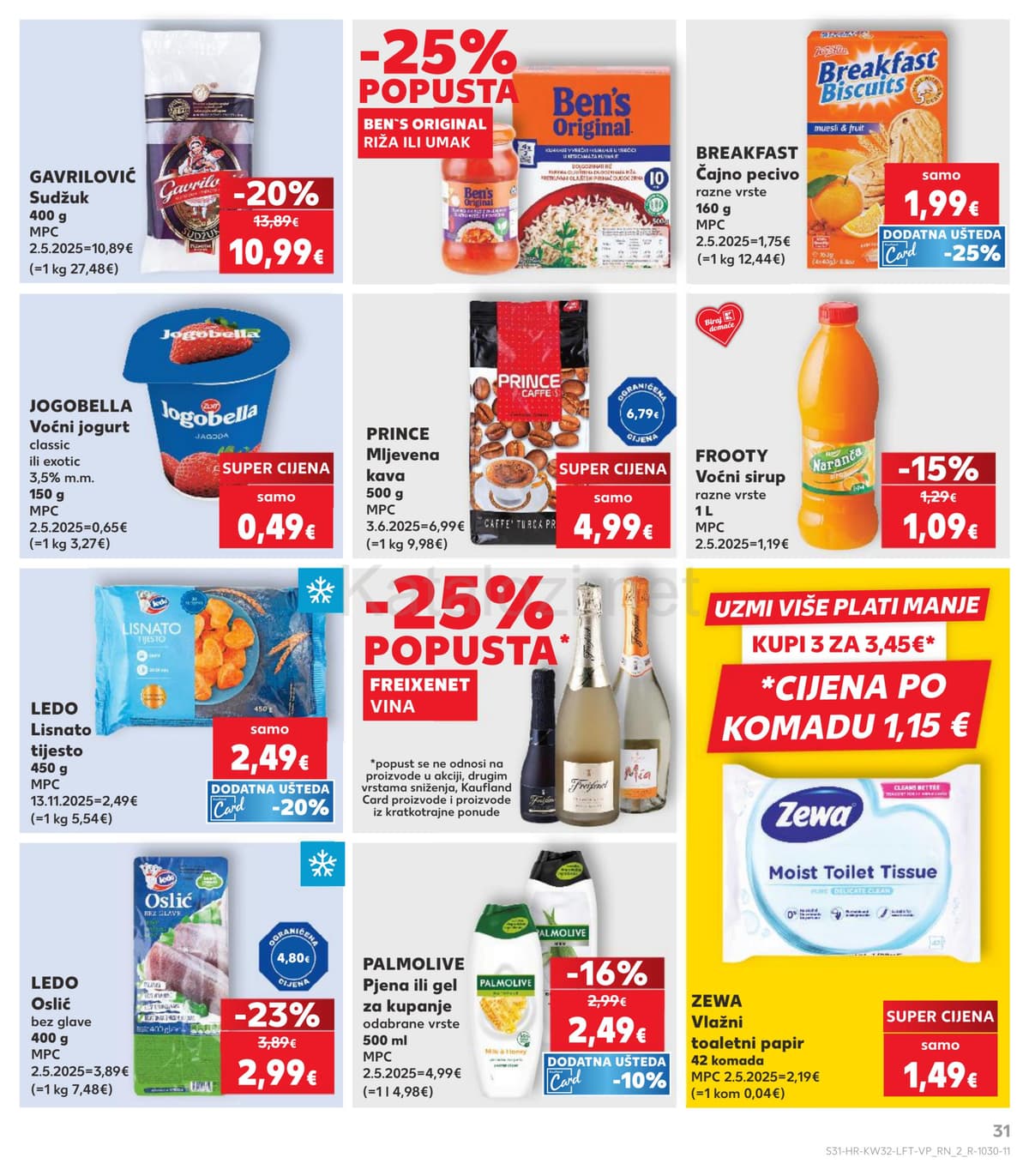 Stranica 31. Kaufland kataloga - Tjedna Akcija od 02.08.2026.