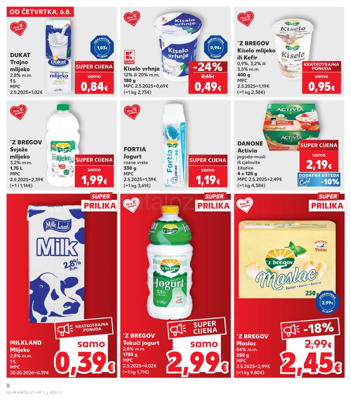 Stranica 8. Kaufland kataloga - Tjedna Akcija od 02.08.2026.