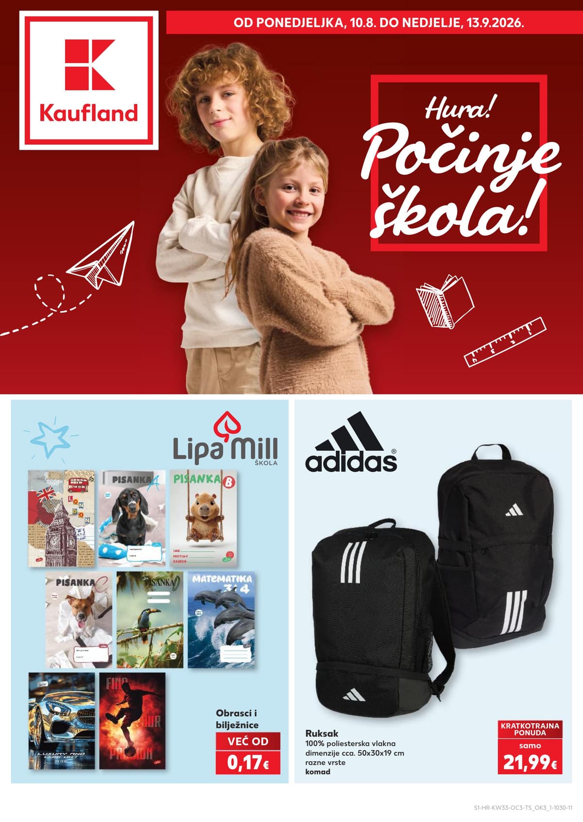 Kaufland katalog od 10.08.2026. - Počinje škola 2026