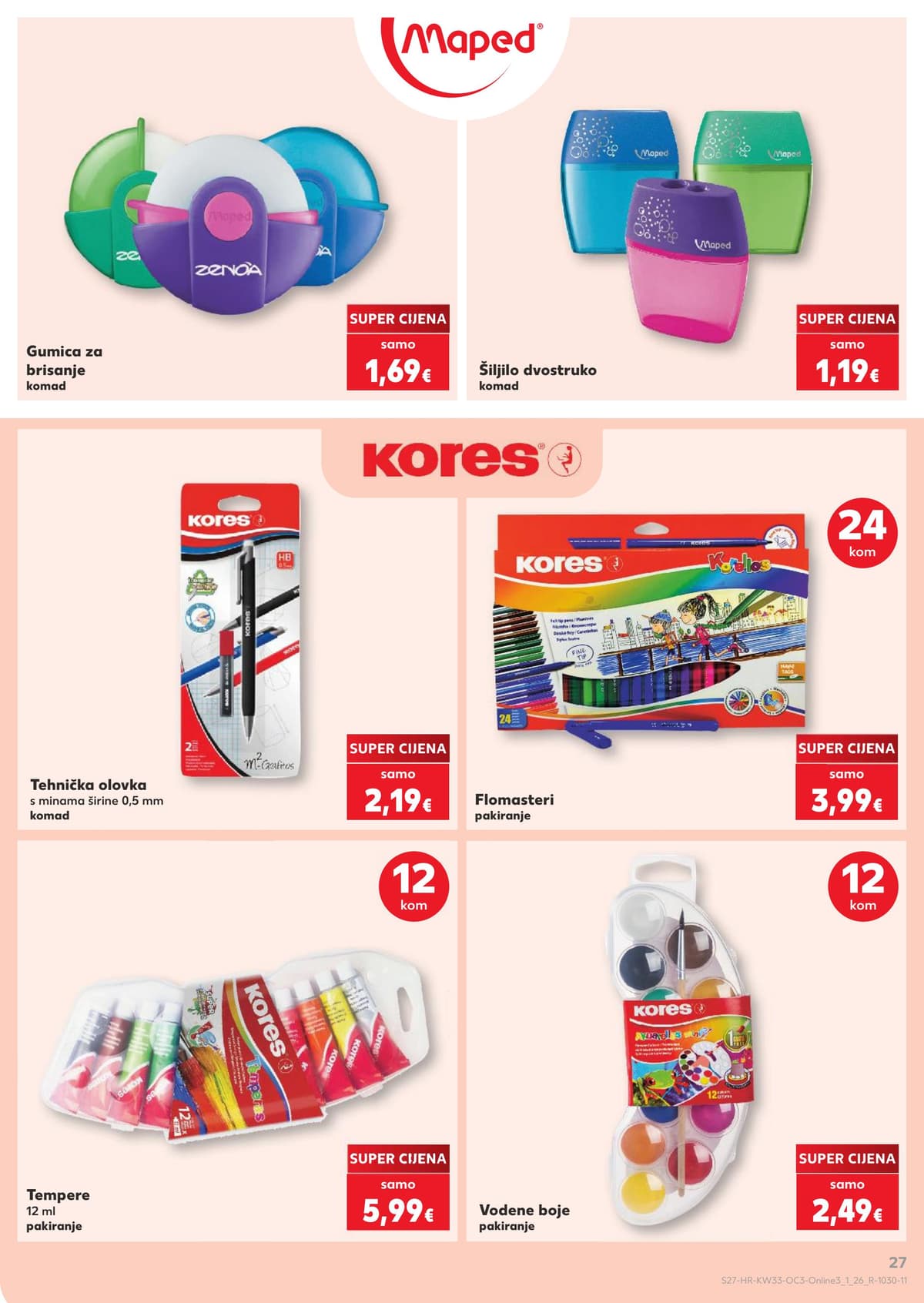 Stranica 27. Kaufland kataloga - Počinje škola 2026