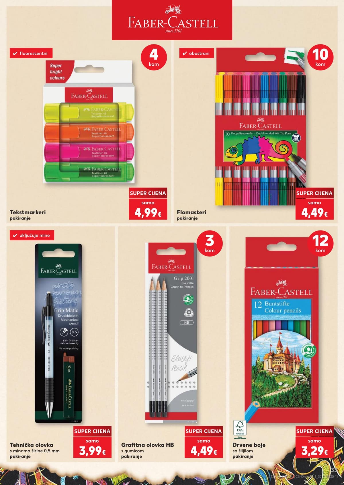Stranica 33. Kaufland kataloga - Počinje škola 2026 od 12.08.2026.