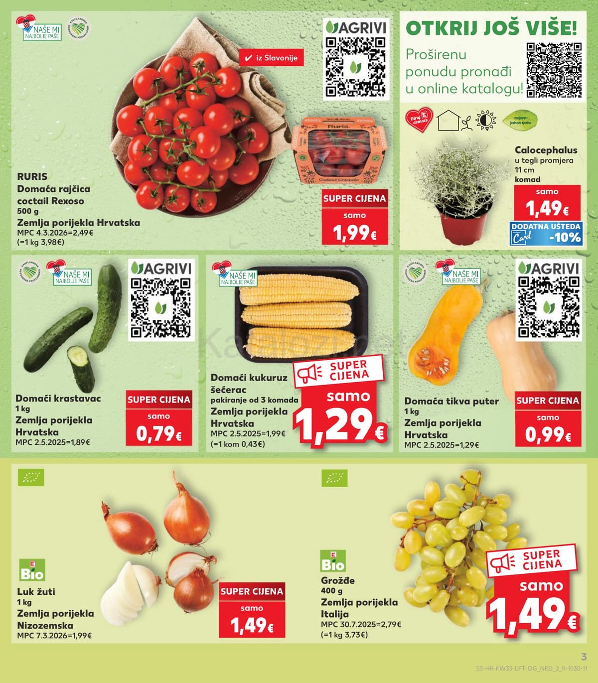 Stranica 3. Kaufland kataloga - Tjedna Akcija od 12.08.2026.
