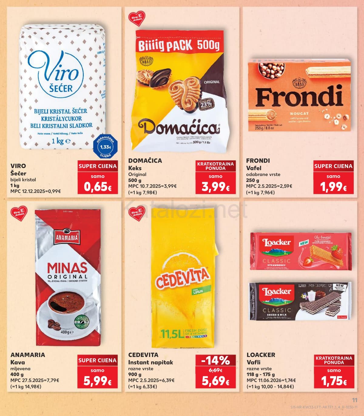 Stranica 11. Kaufland kataloga - Tjedna Akcija od 12.08.2026.