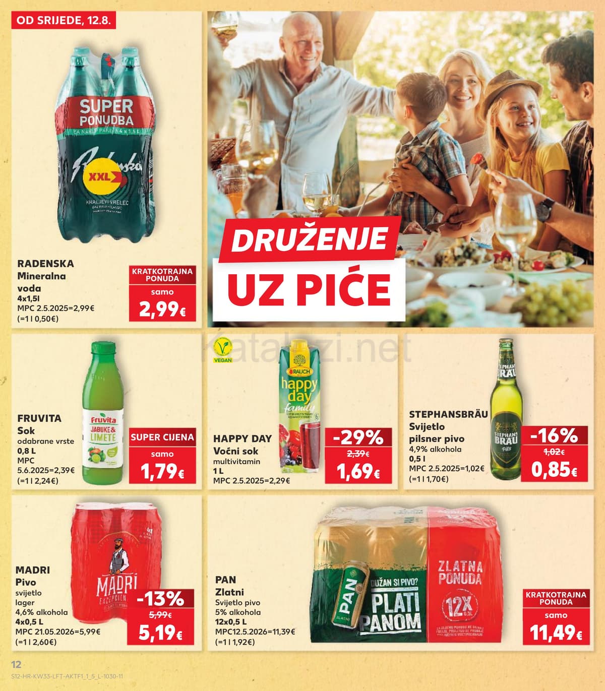 Stranica 12. Kaufland kataloga - Tjedna Akcija od 12.08.2026.