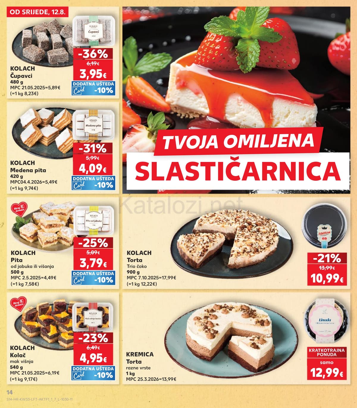 Stranica 14. Kaufland kataloga - Tjedna Akcija od 12.08.2026.