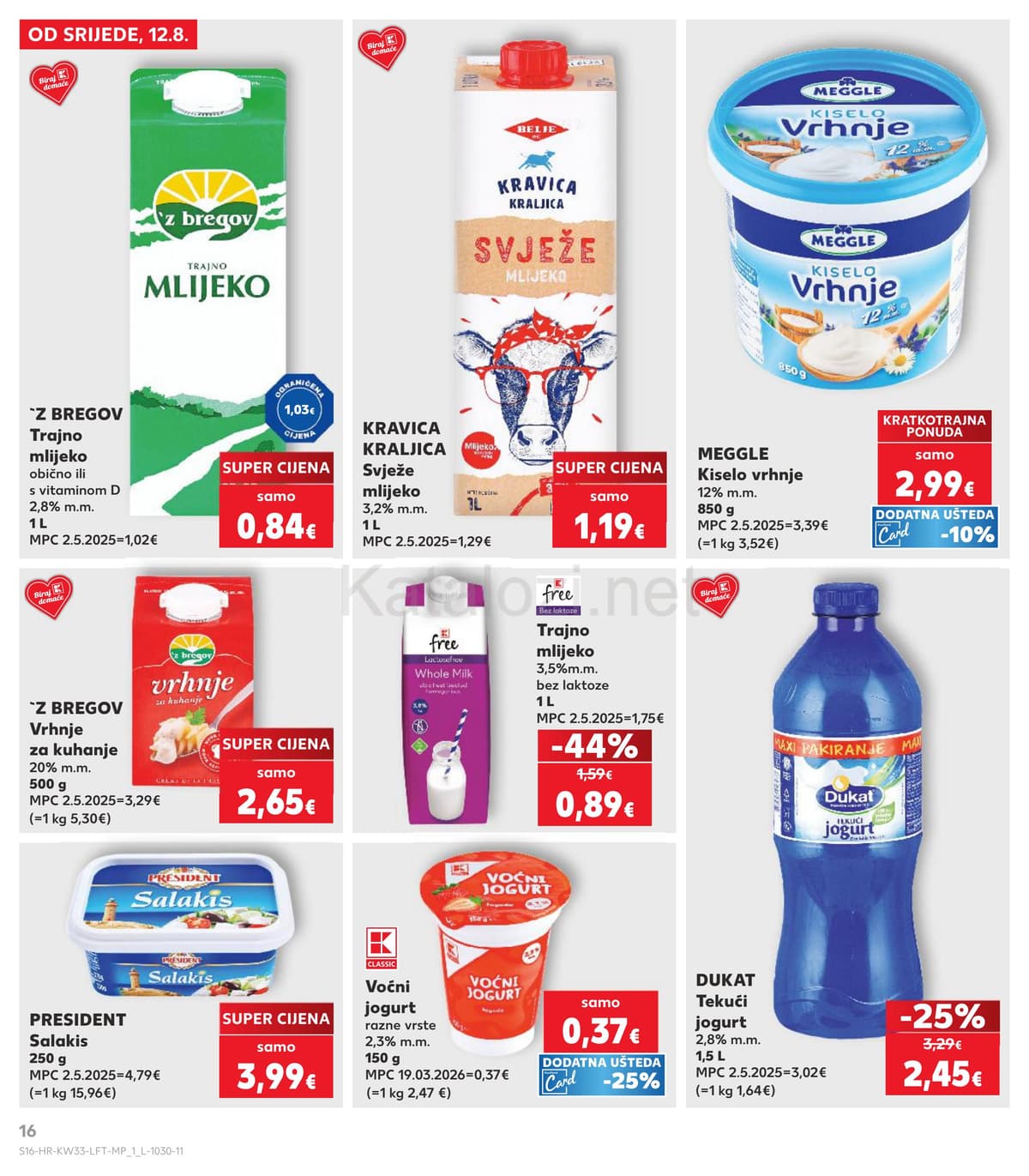 Stranica 16. Kaufland kataloga - Tjedna Akcija od 12.08.2026.