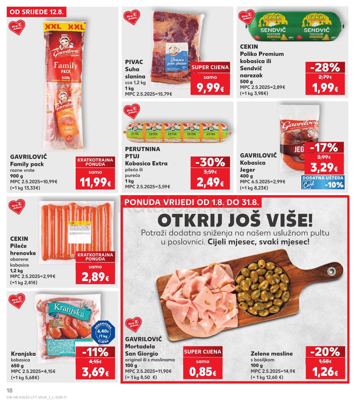 Stranica 18. Kaufland kataloga - Tjedna Akcija od 12.08.2026.