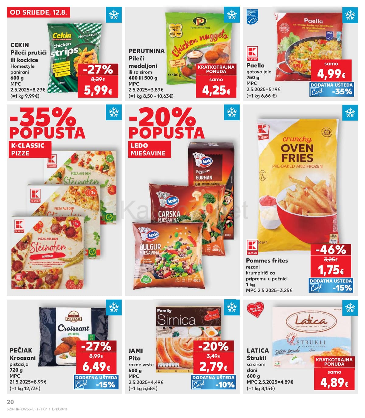 Stranica 20. Kaufland kataloga - Tjedna Akcija od 12.08.2026.