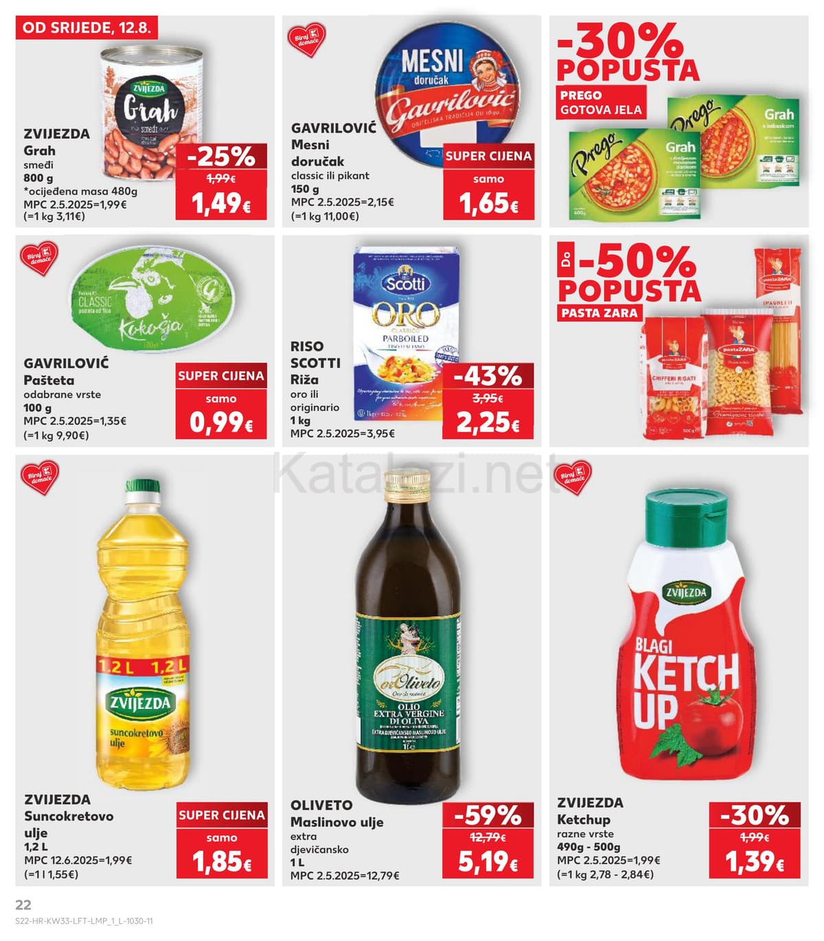 Stranica 22. Kaufland kataloga - Tjedna Akcija od 12.08.2026.