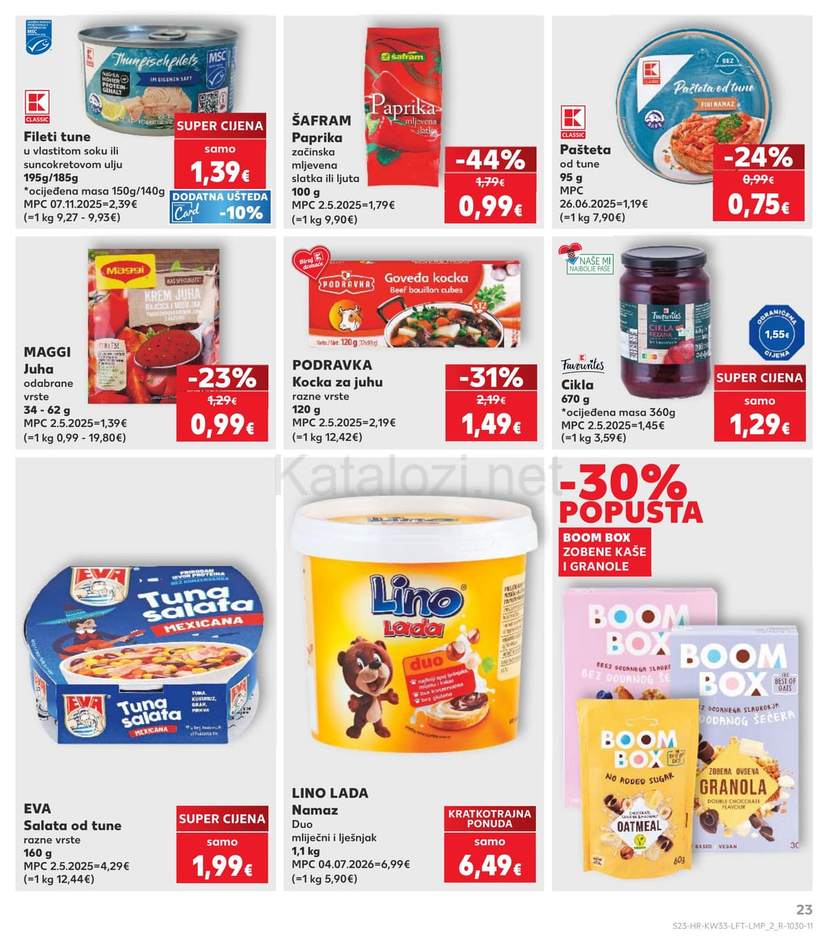 Stranica 23. Kaufland kataloga - Tjedna Akcija od 12.08.2026.