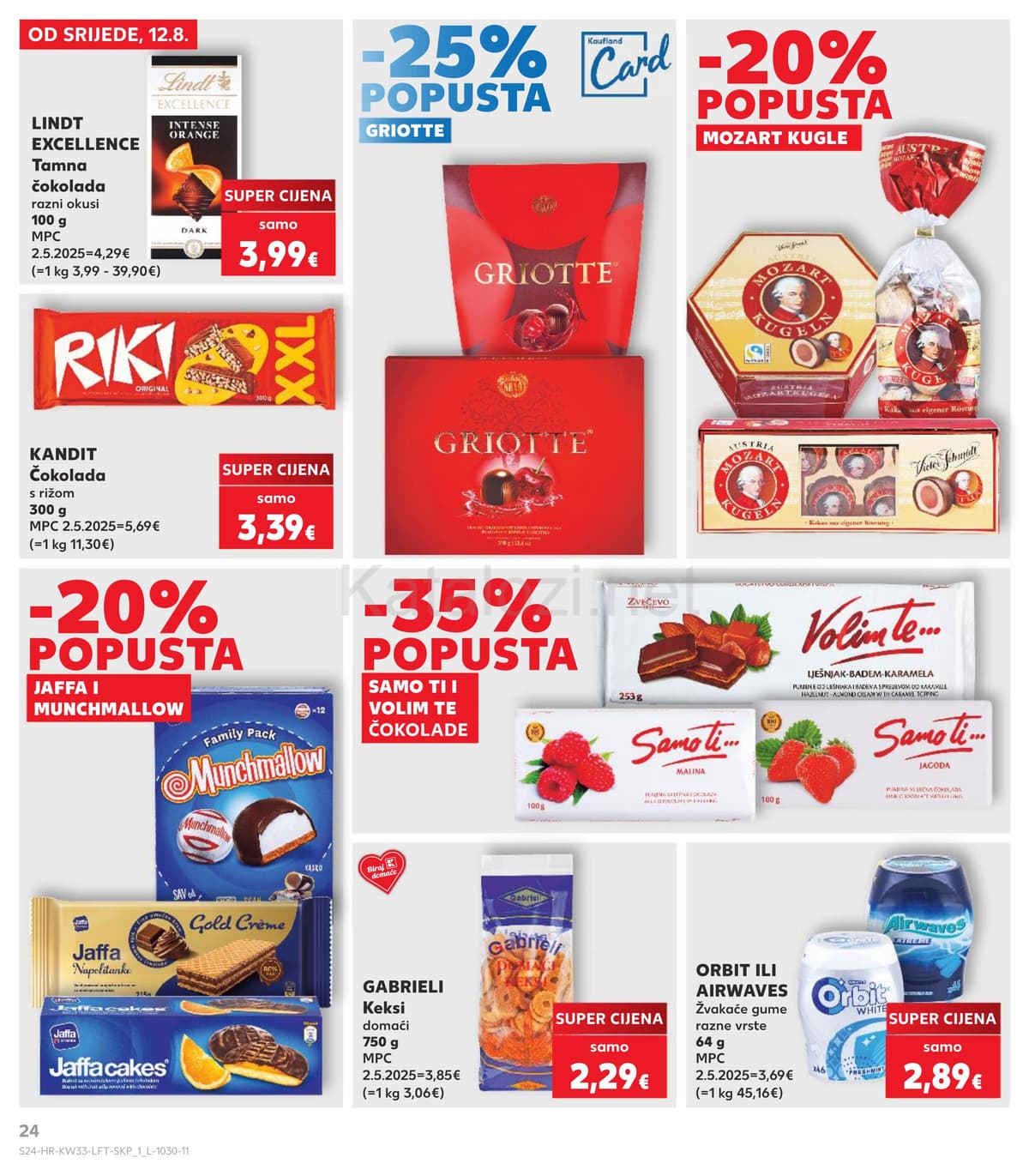 Stranica 24. Kaufland kataloga - Tjedna Akcija od 12.08.2026.