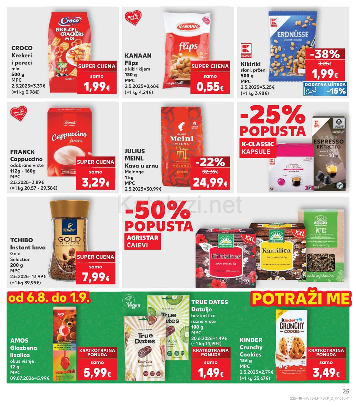 Stranica 25. Kaufland kataloga - Tjedna Akcija od 12.08.2026.