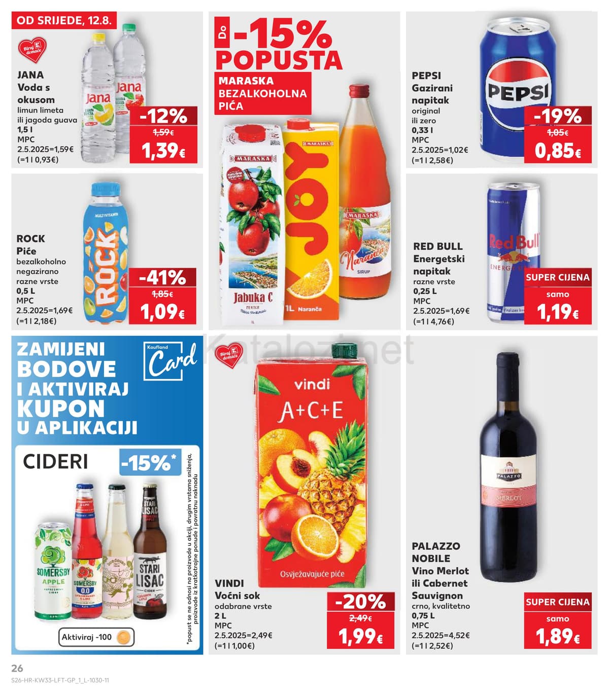 Stranica 26. Kaufland kataloga - Tjedna Akcija od 12.08.2026.