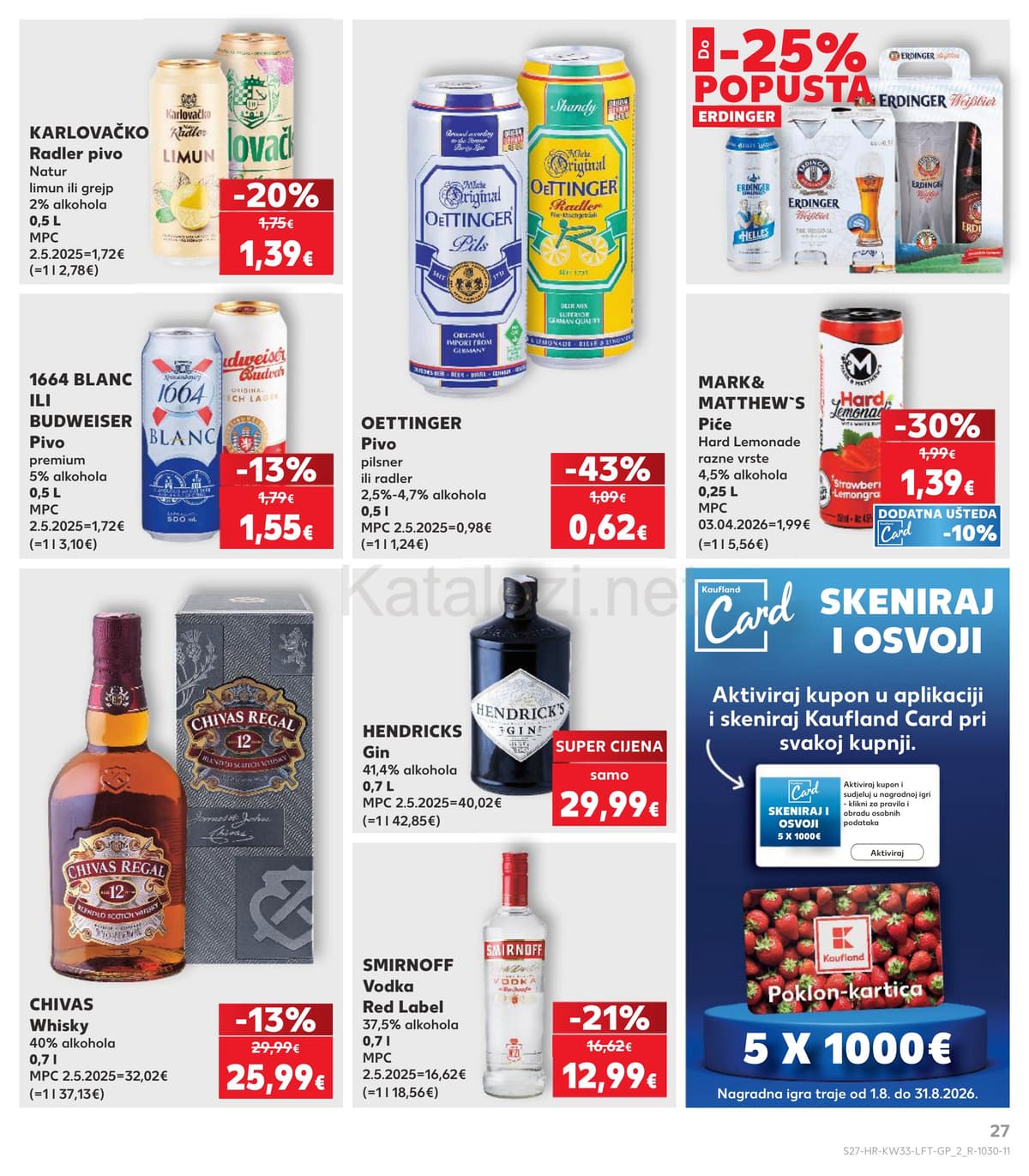 Stranica 27. Kaufland kataloga - Tjedna Akcija od 12.08.2026.